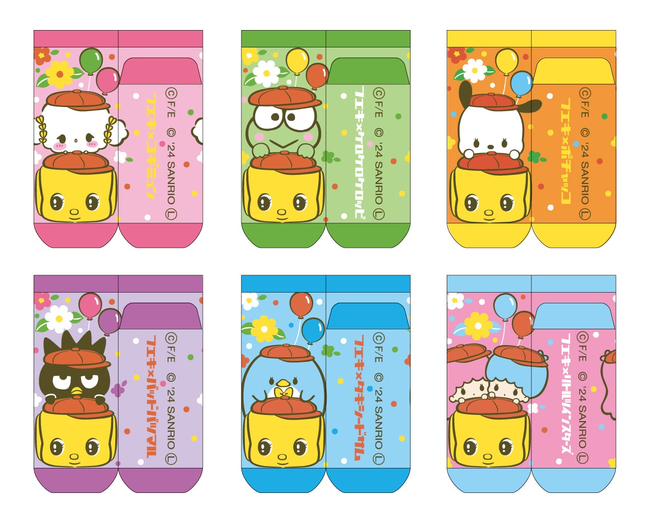 フエキ×サンリオキャラクターズ 靴下