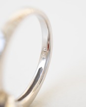 〈Vintage fine jewelry〉Garnet Diamond K18 Ring　