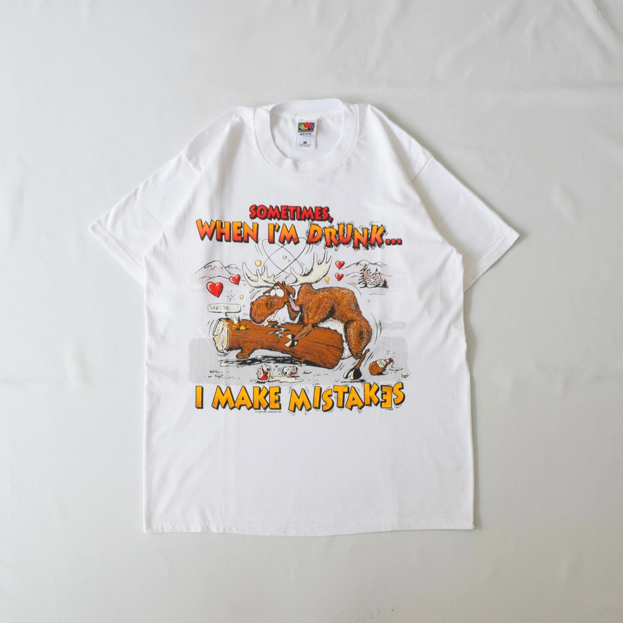 80's USA製 FRUIT OF THE LOOM Tシャツ 無地 メンズ M ターコイズ