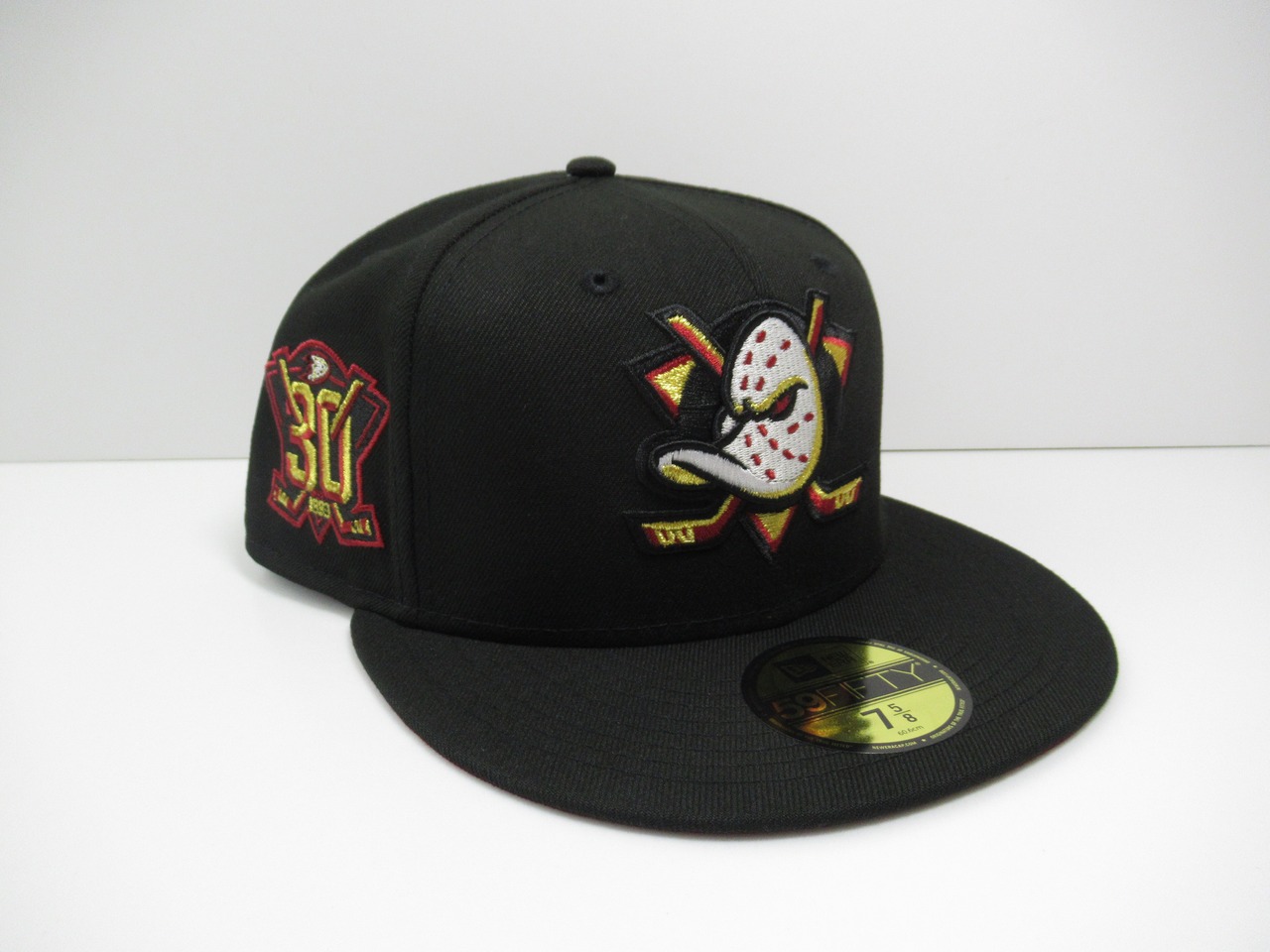 Exclusive NEW ERA 59fifty Anaheim Ducks　アナハイム・ダックス　Black