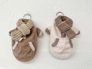 即納【pecoramou select】ボアカットソー アイボリー