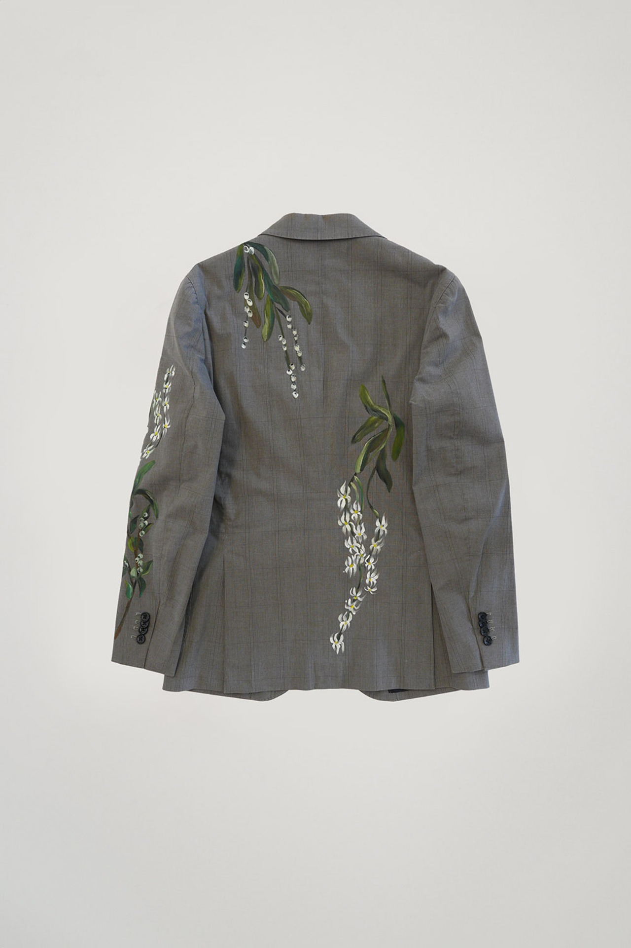 vintage tailored jacket-graycheck