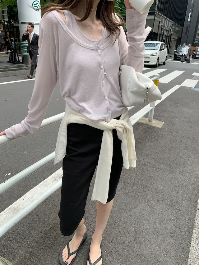(予約) mellounge / Tencel u set 4color