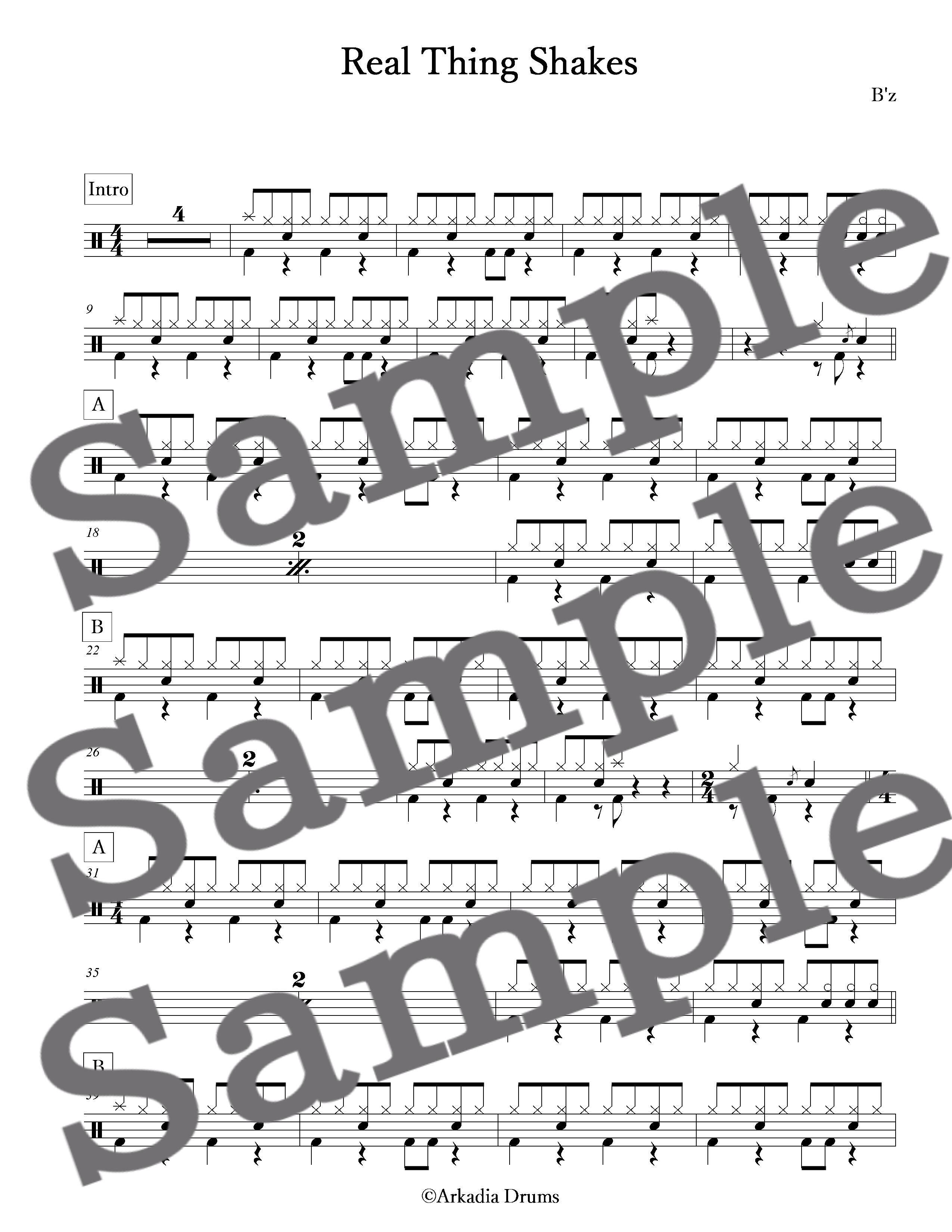 Real Thing Shakes(B'z)