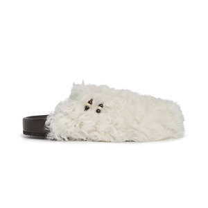 ALANUI THE JOURNEY FUR MULES CHALK BLACK