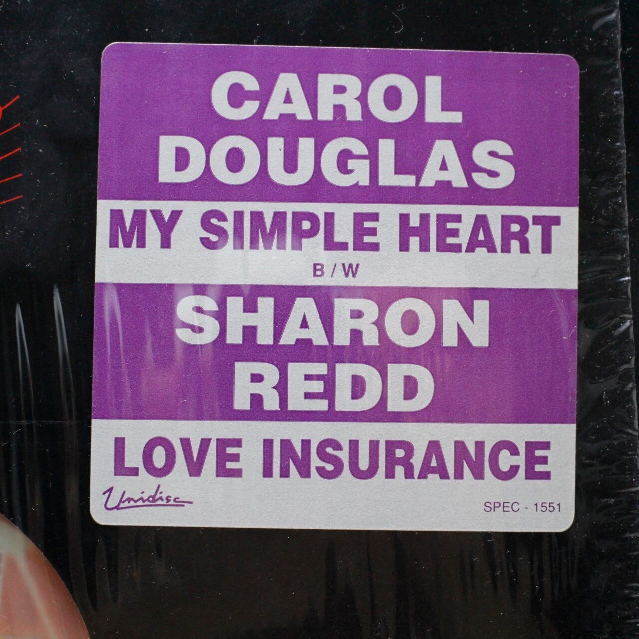 Carol Douglas / Sharon Redd / My Simple Heart / Love Insurance [SPEC-1551] - 画像2