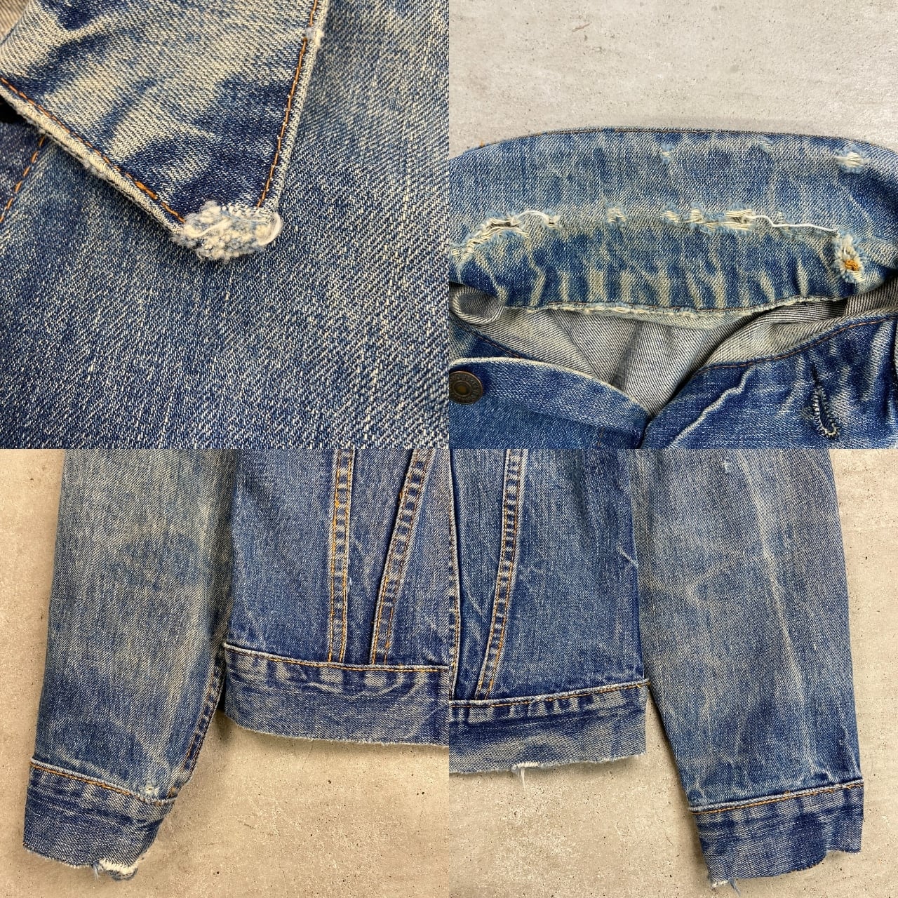 70年代 USA製 Levi's リーバイス 70505 デニムジャケット 4th メンズS