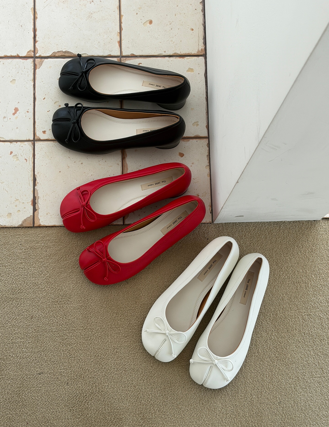 【新作5%OFF・3日間】Tabi Ribbon Pumps_3colors