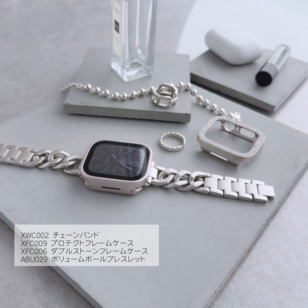 Apple Watch (アップルウォッチ) チェーンバンド/ベルト ブラック