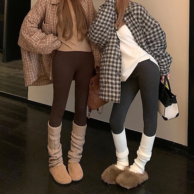 ２TYPEインナーフリースジャージレギンス［S-XL］