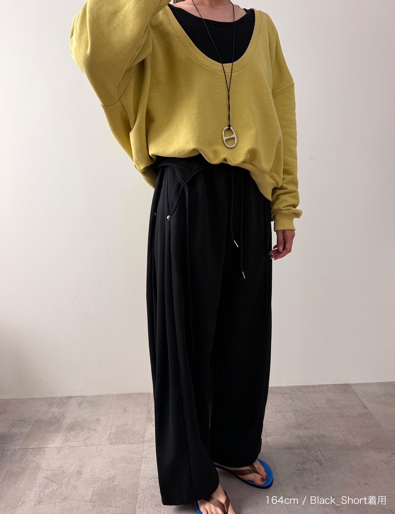 【新作5％OFF・3日間】Side-Pintuck Sweat Pants_7colors&2type