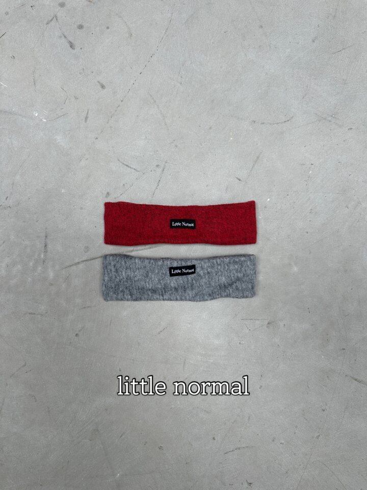※11/23まで5%OFF予約【little normal】fleece hair band