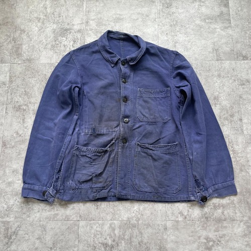 50s LE GAULOIS 刺繍タグ コットンツイル フレンチワークジャケット