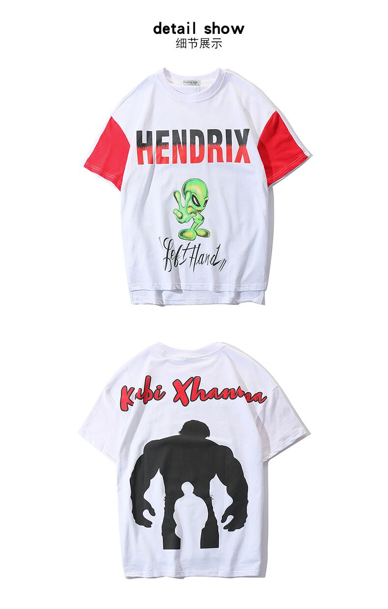 全2色 Tシャツ カットソー プリント カジュアル ストリート 