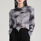 Fashionable round neck long sleeve T-shirt(ME075)