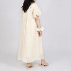 立体ドット ティアードワンピース