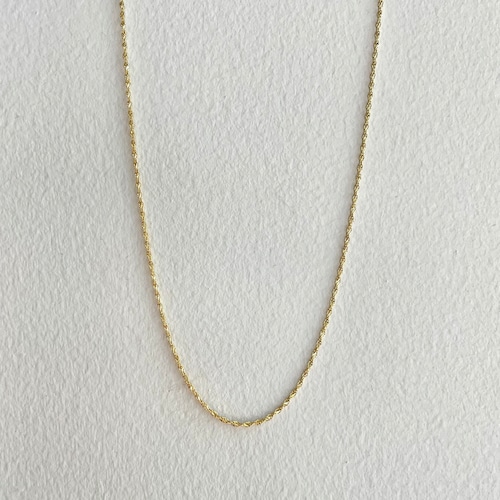 【14K-3-18】18inch 14K real gold chain necklace