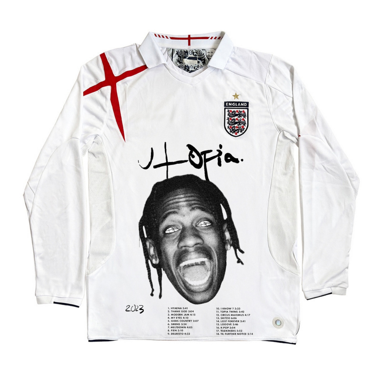 VINTAGE ストリート UTOPIA サッカーTシャツ T2068