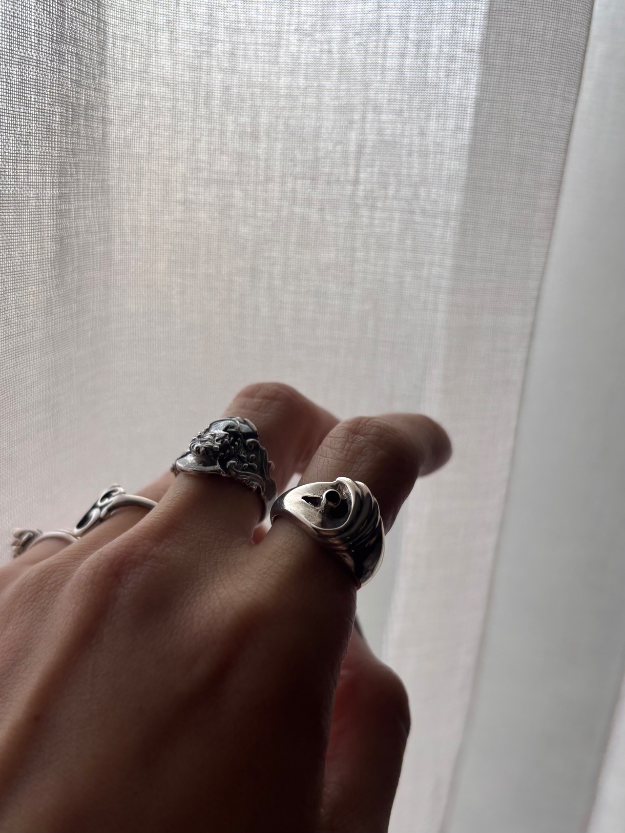 Silver 925 ring swirl-7-1