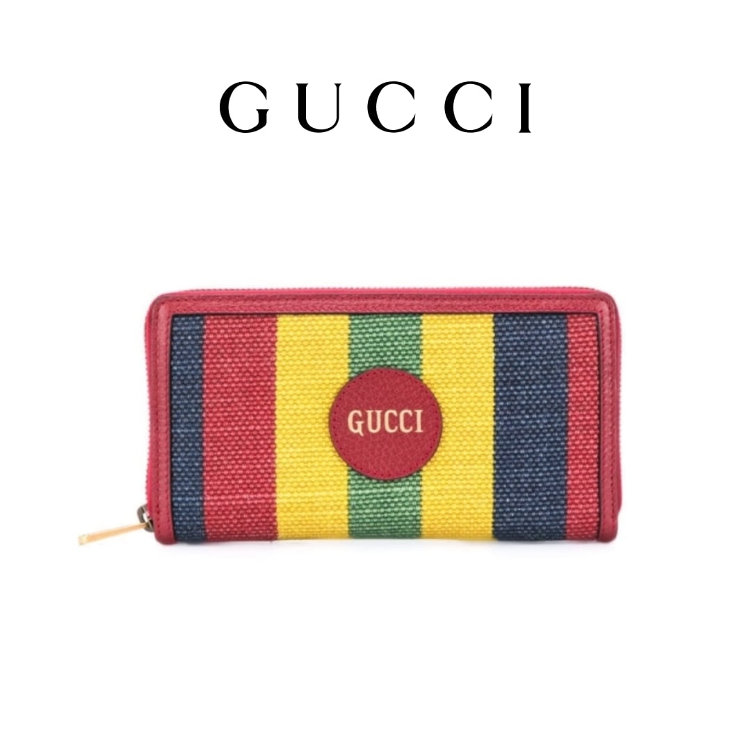 特別価格】GUCCI メンズウォレット バイアデラストライプ AX1001