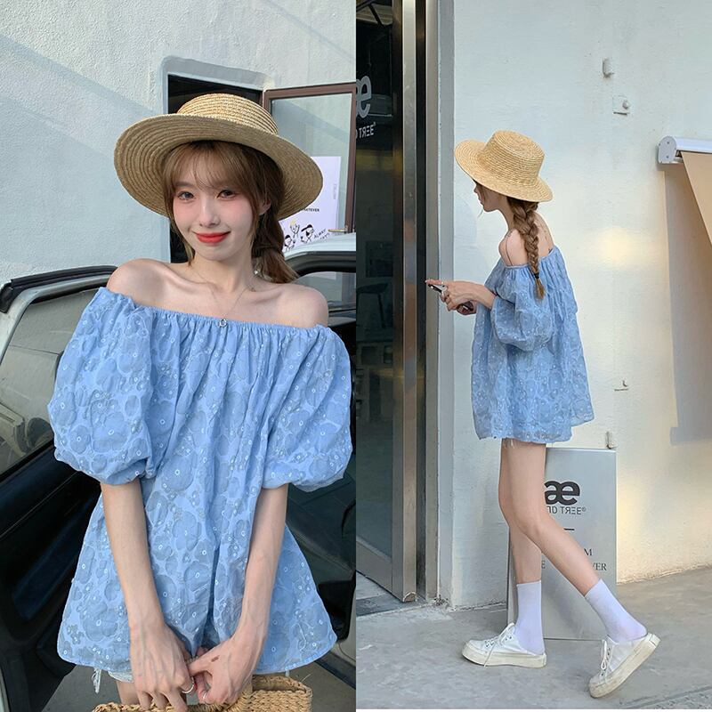 カジュアルスタンダードスタイルブラウス サマー レトロ 夏物 ドラファッションホール80686454120