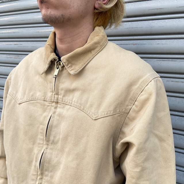 『送料無料』Carhartt カーハート　サンタフェジャケット　M ダック　襟コーデュロイ