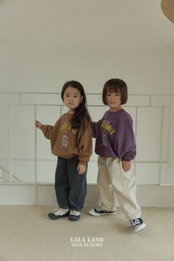 【取寄】LALALAND （Kids）ワイドカーブデニム（デニム）｜秋服｜韓国子供服｜ 26/SM