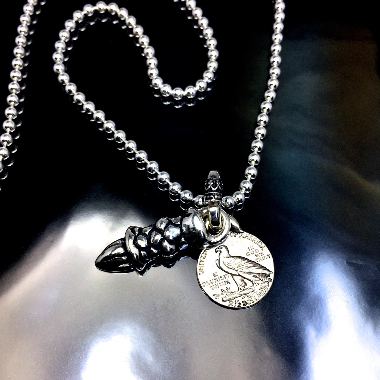 DRAGON CLAW & COIN PENDANT / ドラゴンクロー＆コインペンダント