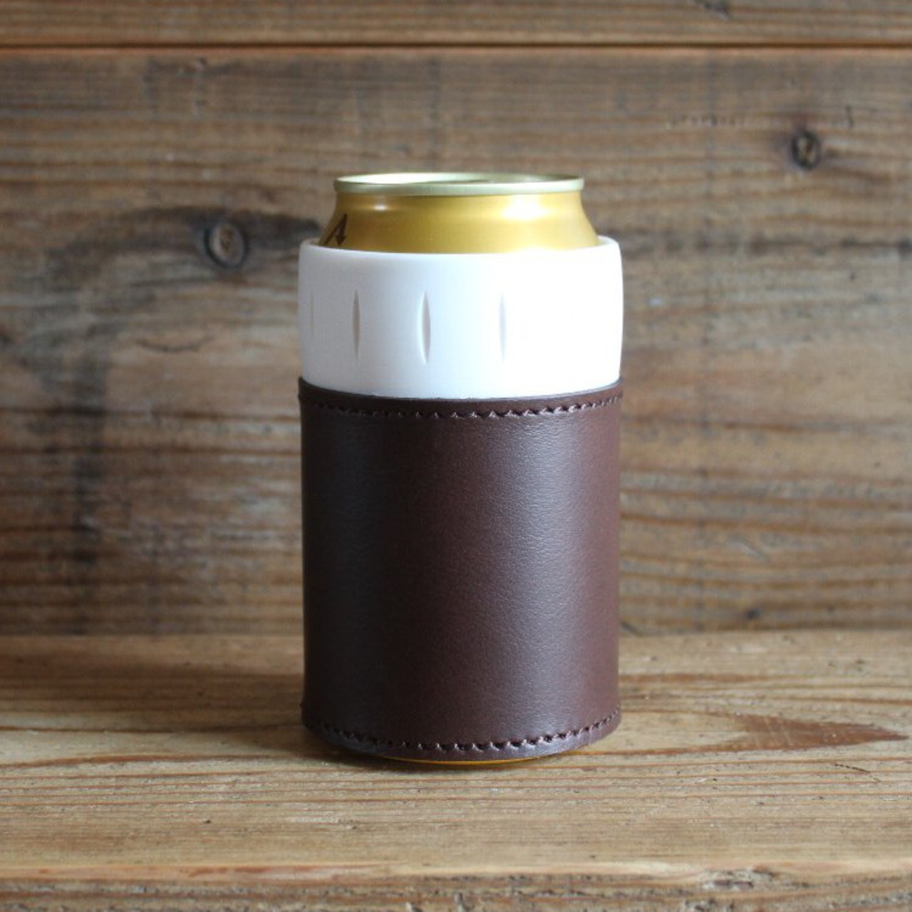 What will be will be サーモス THERMOS 保冷缶 ホルダー レザー カバー 350ml