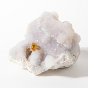 【K18 / 11号】イエローサファイア x ダイヤモンド リング