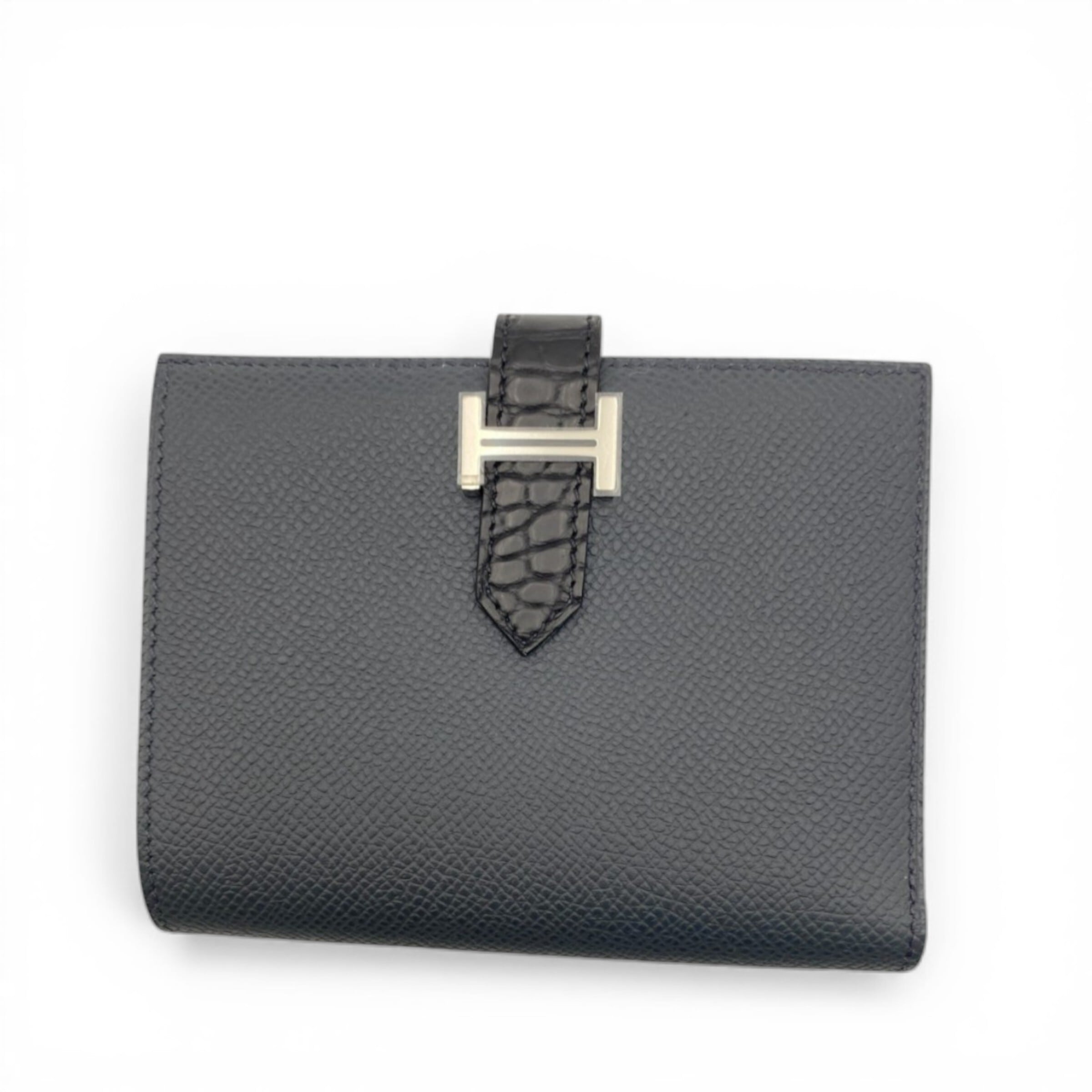 HERMES エルメス ベアンコンパクトタッチ エプソンクロコ z刻印