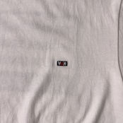 VAN JAC ヴァンヂャケット ロゴ刺繍入り 半袖Tシャツ L/ホワイト
