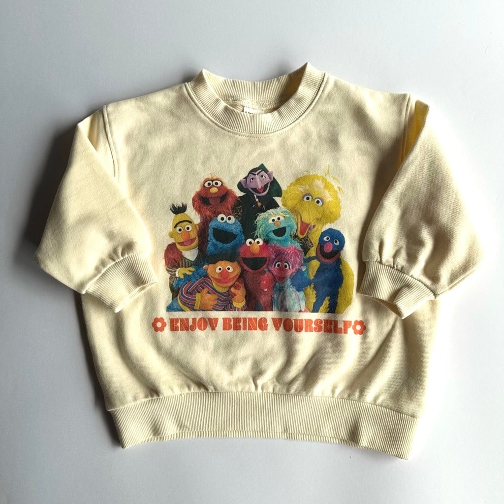 Sesame Street Sweatshirt【90-140cm】Off White