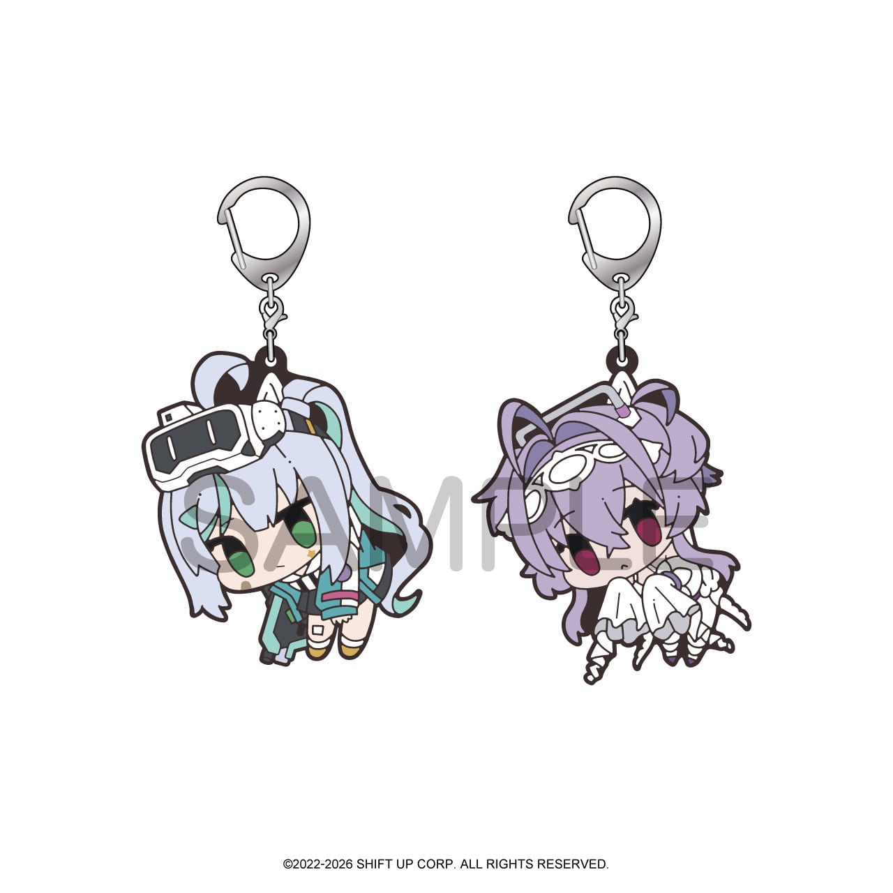 勝利の女神：NIKKE』 つままれ ラバーキーホルダー Vol.1 BOX 全8種