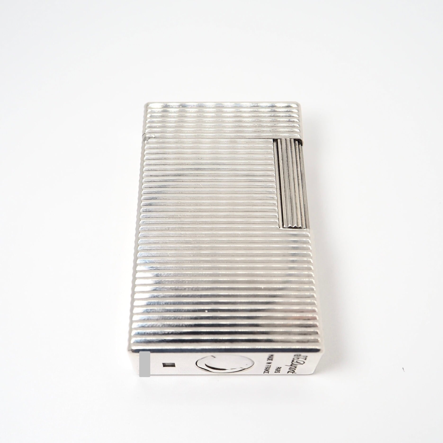 S.T.Dupont ライター シルバー デュポン 動作確認済み