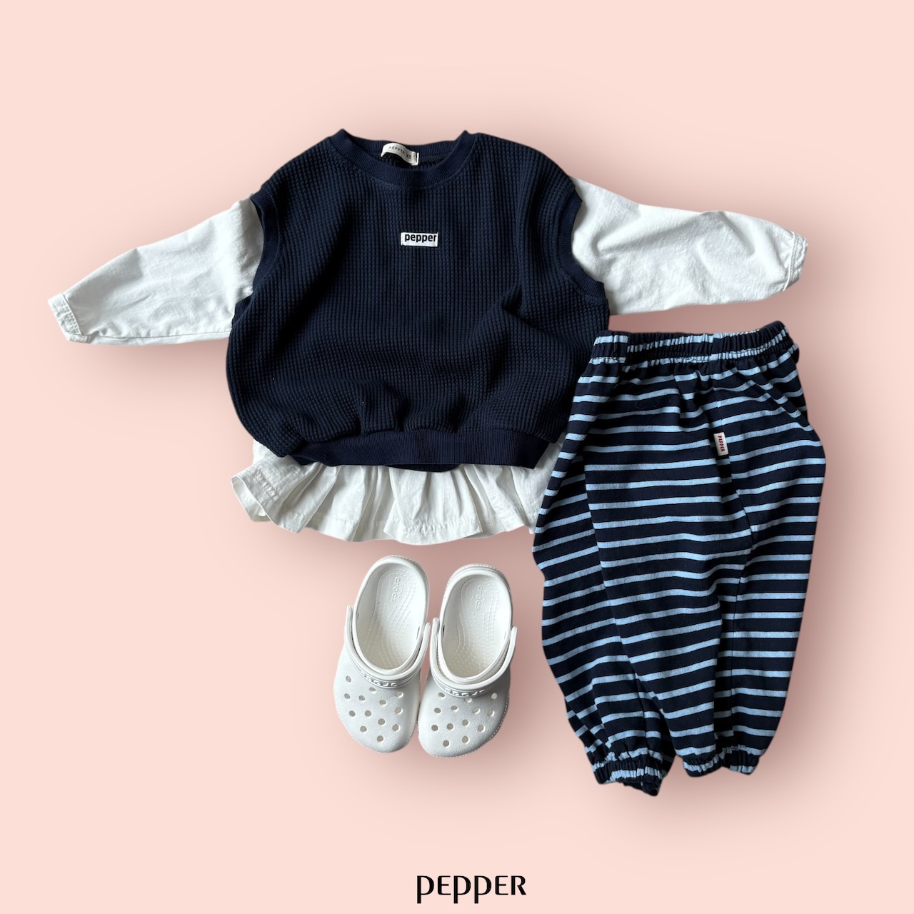 PEPPER 26/SP Carrot waffle vest