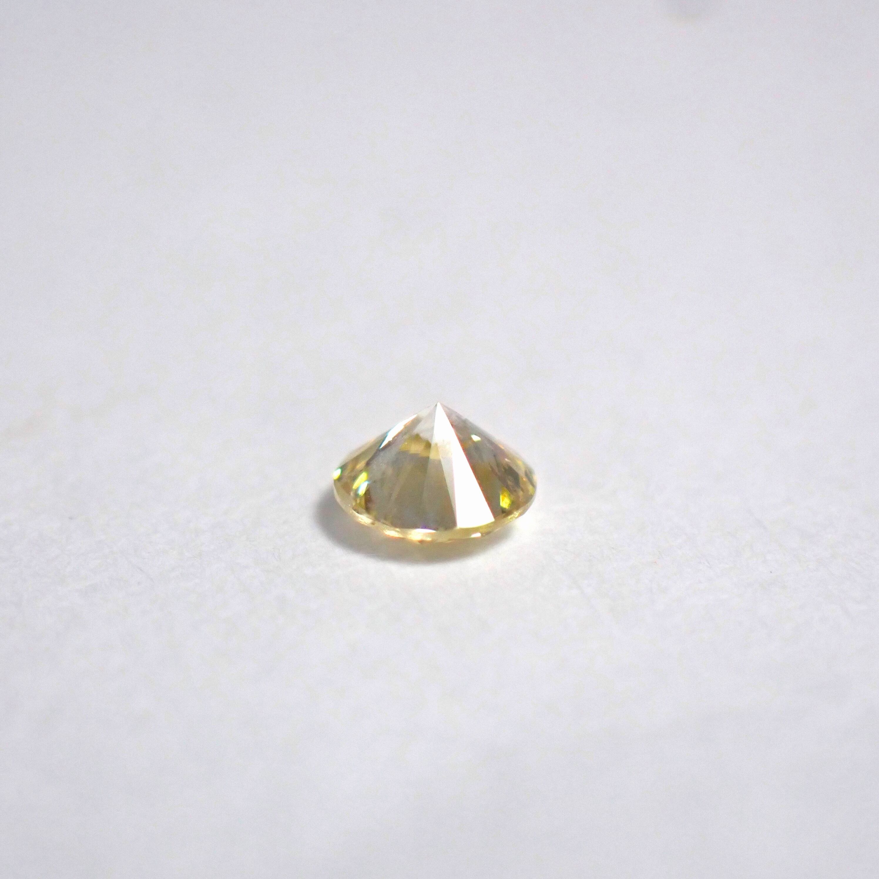 その他 0.17ct 天然イエローダイヤモンドルース