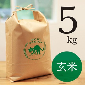 26年産・新米予約【玄米 5kg】 農薬を使わず有機堆肥のみで育てたコシヒカリ