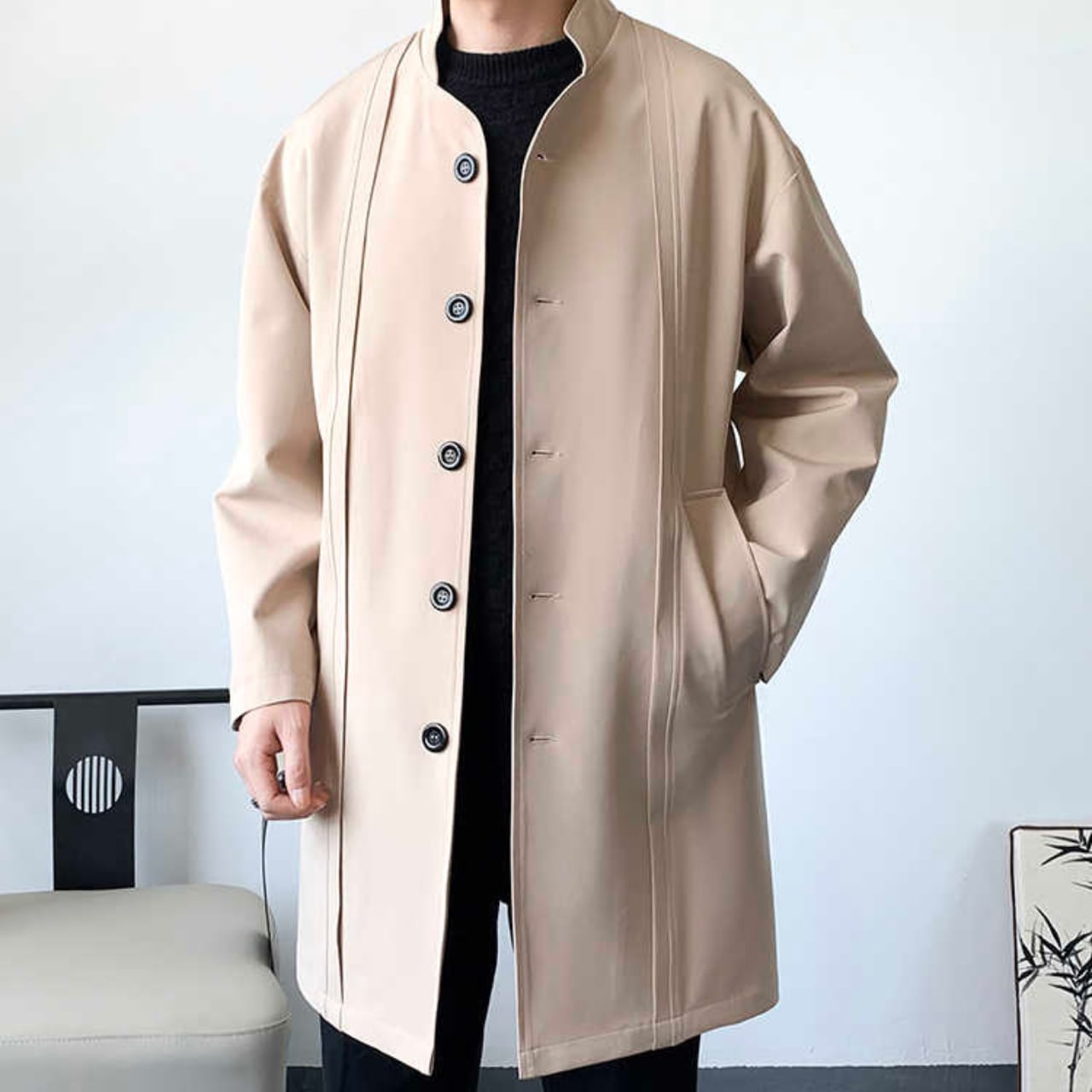 カジュアルハーフコート(2color) M0324