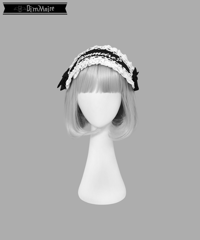 妄愛ホイップヘッドドレス【Black＆White】