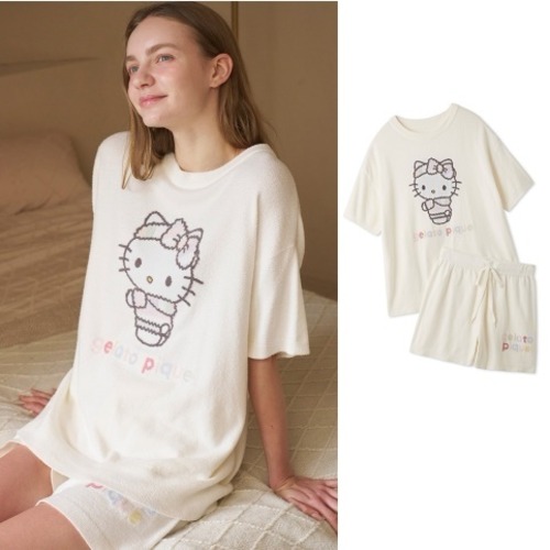 【gelato pique】韓国限定商品 サンリオ コラボ 半袖&ショートパンツset