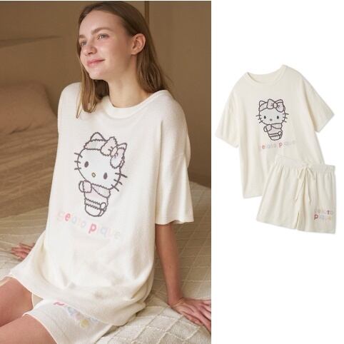 【gelato pique】韓国限定商品 サンリオ コラボ 半袖&ショートパンツset