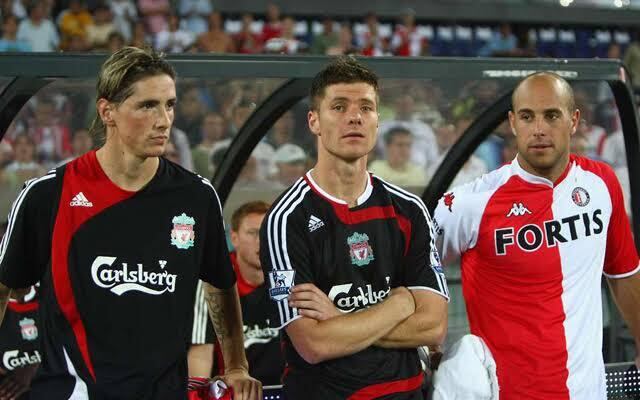 GERRARD リバプールアウェイユニホーム リバプール(Liverpool)03-05 A アウェイ #17 ジェラード(Gerrard