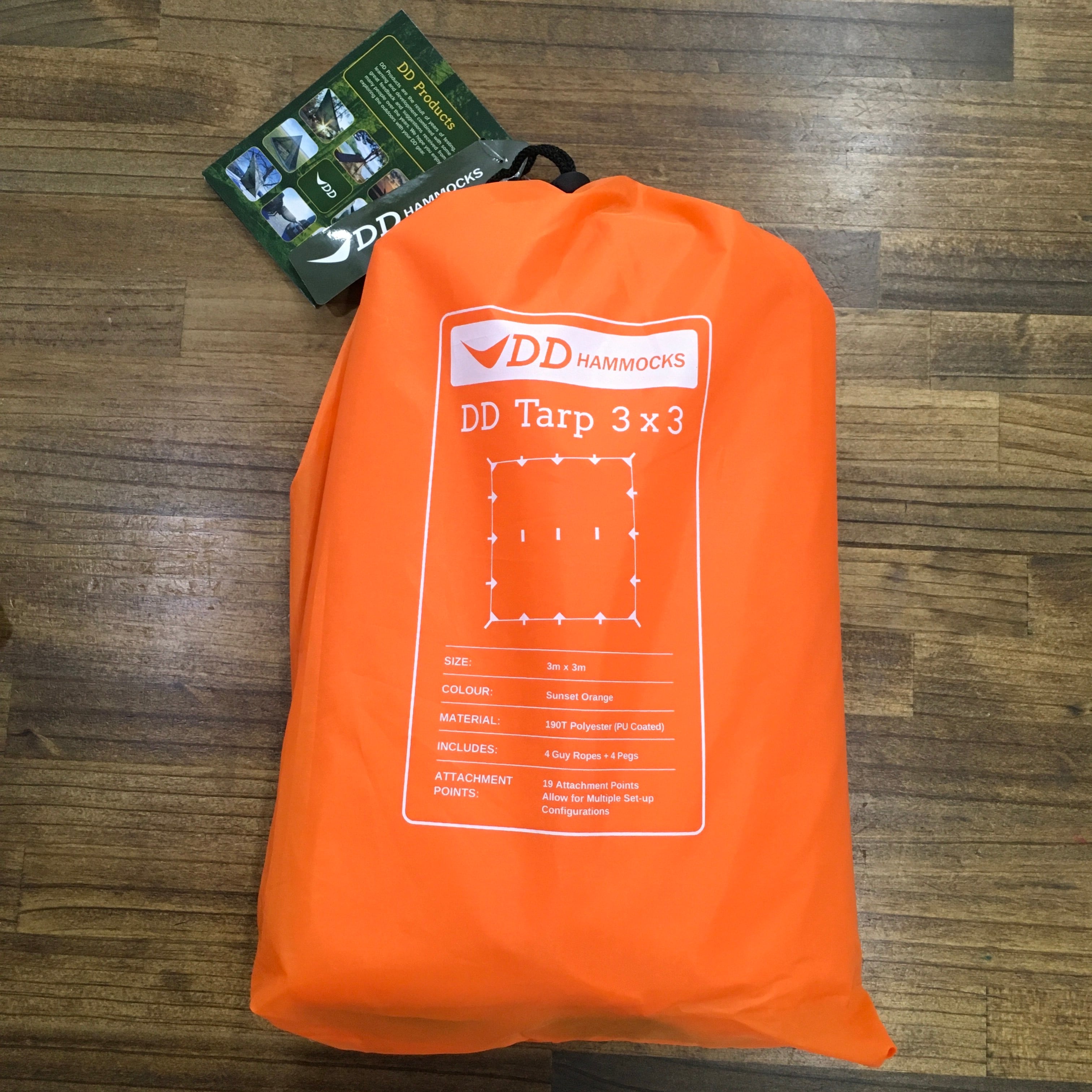 DD Tarp 3 x 3 オレンジ DD Tarp 3x3 | sproutzero