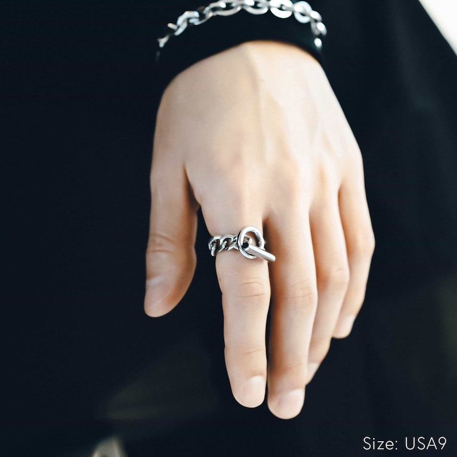OT ring (silver) #r52 | garcia
