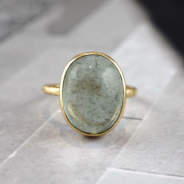 One n' Only / Moss Aquamarine Ring（CR043-MAQ）