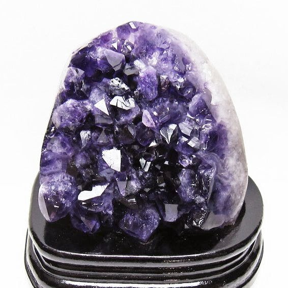 1.5Kg アメジスト クラスター ウルグアイ産 原石 amethyst 一点物 台座付属 182-7989