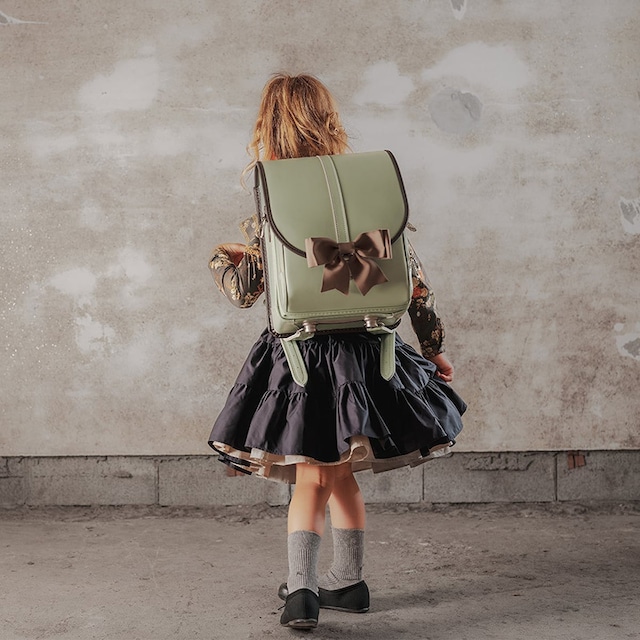 【旧(2025年度)モデル】Oeuf+ランドセル -ピスタチオグリーン×チョコ