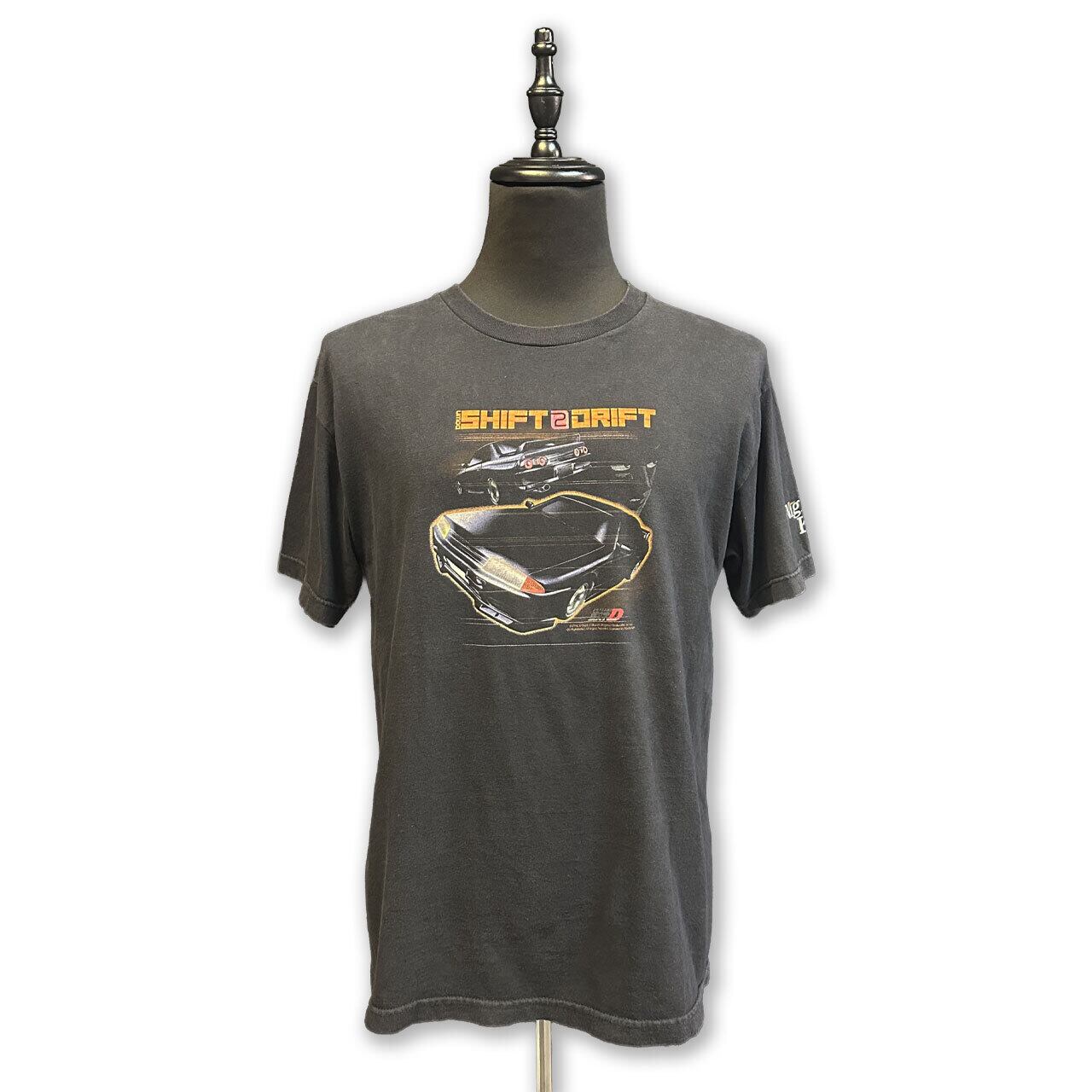 頭文字D】イニシャルD DOWNSHIFT DRIFT Vintage Tシャツ L