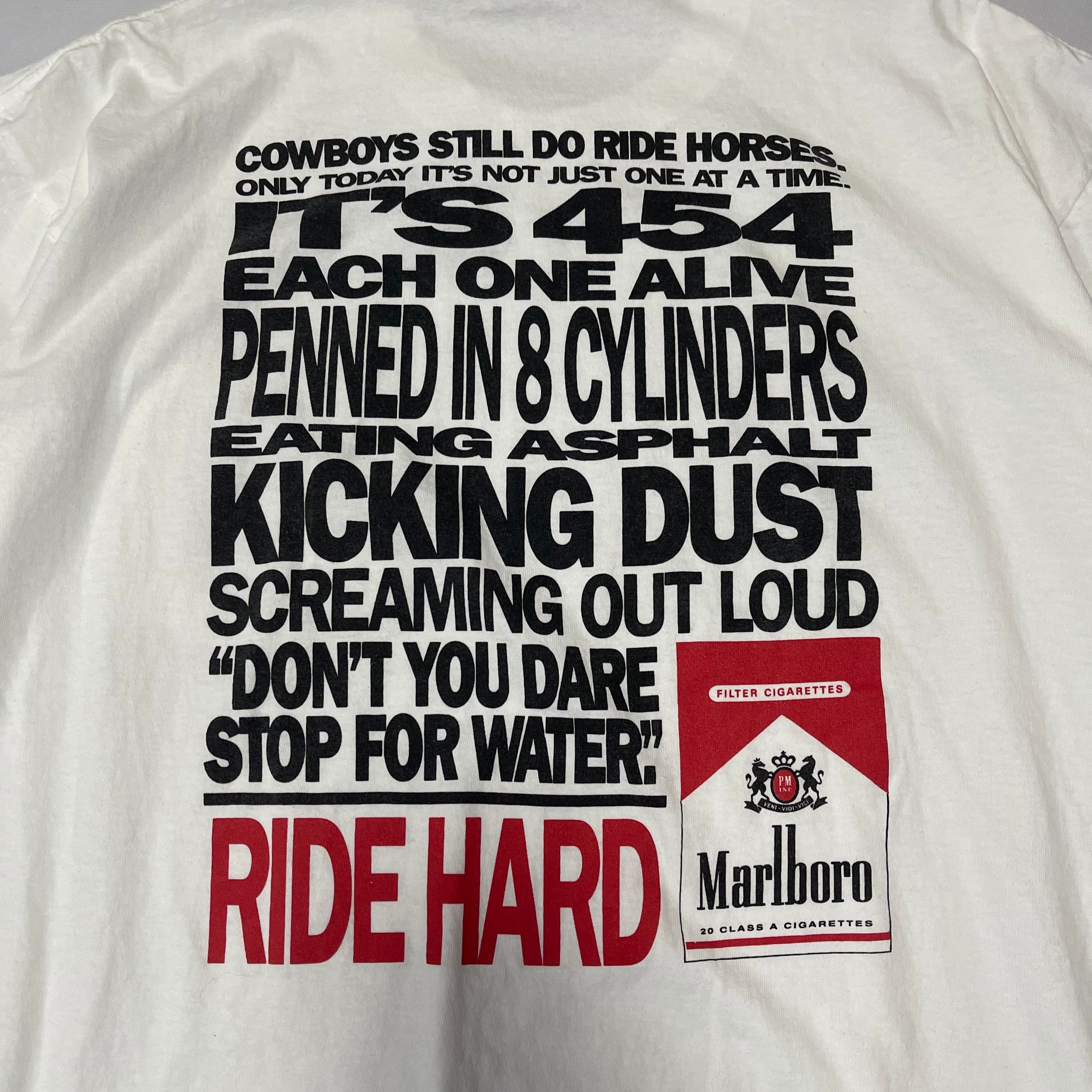 90s USA製 Marlboro マルボロ 両面プリント Tシャツ サボテン